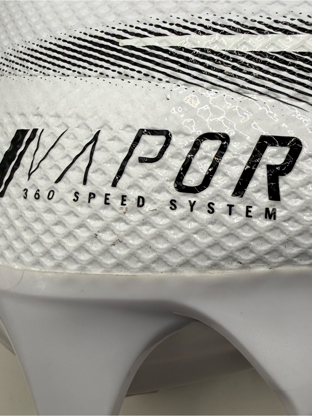 Nike Vapor Edge Speed 360 Football Cleats White Black CD0082-100 Men 13 - Picture 4 of 14